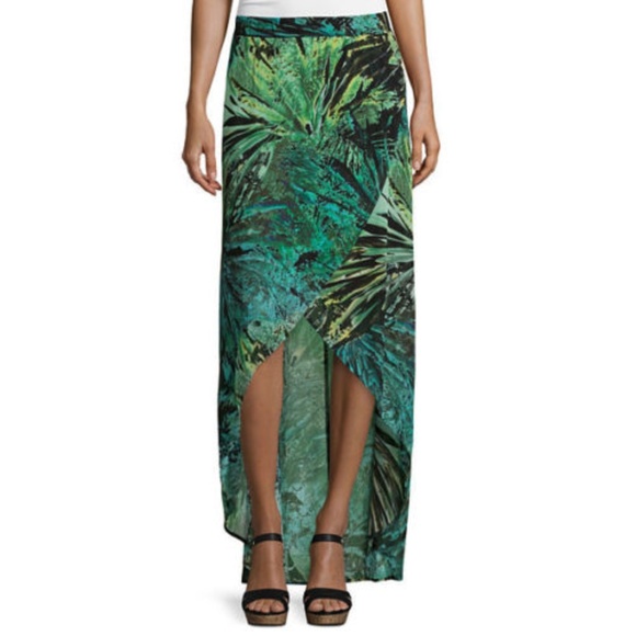 a.n.a Woven Cross-Front Maxi Skirt New - Picture 1 of 3